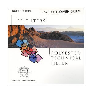 LEE Filters no:11 Yellowish-Green Polyester filter 100x100mm